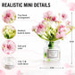 Pink Miniature Jasmine Flower in Vase Set, Dollhouse Décor, 1:6 or 1:8 Scale, Micro Landscape Decoration?Tiny Floral Arrangements for Micro?Dollhouse