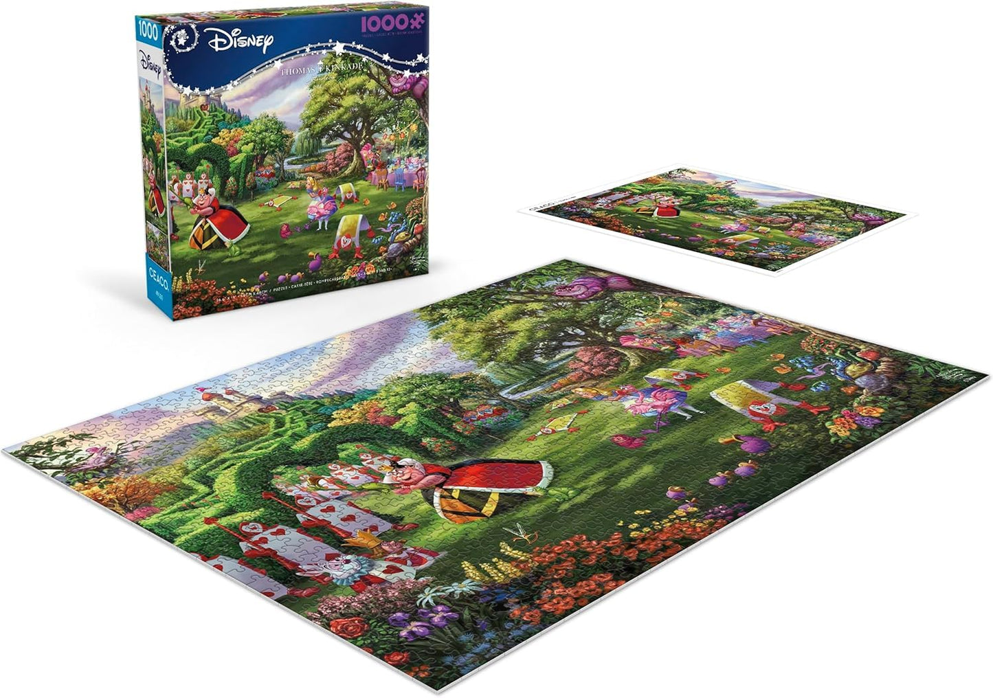 Ceaco - Thomas Kinkade Disney - Queen of Hearts - 1000 Piece Jigsaw Puzzle