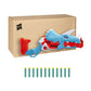 Nerf DinoSquad Tricera-Blast Dart Blaster, 12 Official Nerf Darts, Christmas Stocking Stuffers, Kids Outdoor Dinosaur Toys for 8 Years and Up