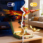 1252PCS Moc Fire Phoenix with Book Building Block Set for Adults, NO Compatible with Lego Magic Phoenix, STEM Bird Toy Collection Model Gift for Kids
