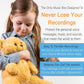 Friendly Songs Singing Bear - 19" Singing Stuffed Animal Named Honey the Bear Comes with a Sound Module which Holds 2 Hours of MP3 Audio