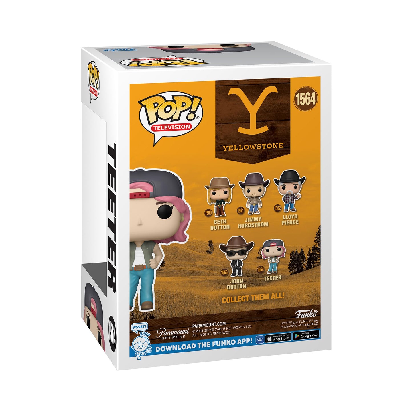 Funko POP TV: Yellowstone - Teeter - Collectable Vinyl Figure - Gift Idea - Official Merchandise - for Kids & Adults - TV Fans - Model Figure for