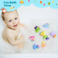 12 PCS Prefilled Easter Eggs with Rubber Duck Toys, Easter Basket Stuffers, Easter Egg Fillers, Bath Toy Squirters, Bathtub Toys for Kids
