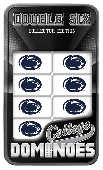 MasterPieces Game Day - NCAA Penn State Nittany Lions - 28 Piece Team Logo Double Six Domino Set