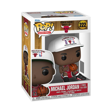 Funko Pop! NBA: Bulls - Michael Jordan - 3X in a Row - Collectable Vinyl Figure - Gift Idea - Official Merchandise - Toys for Kids & Adults - Sports