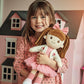 Linzy 15" Little Sweet Hearts Lily Doll, My First Plush Rag Doll for Girls