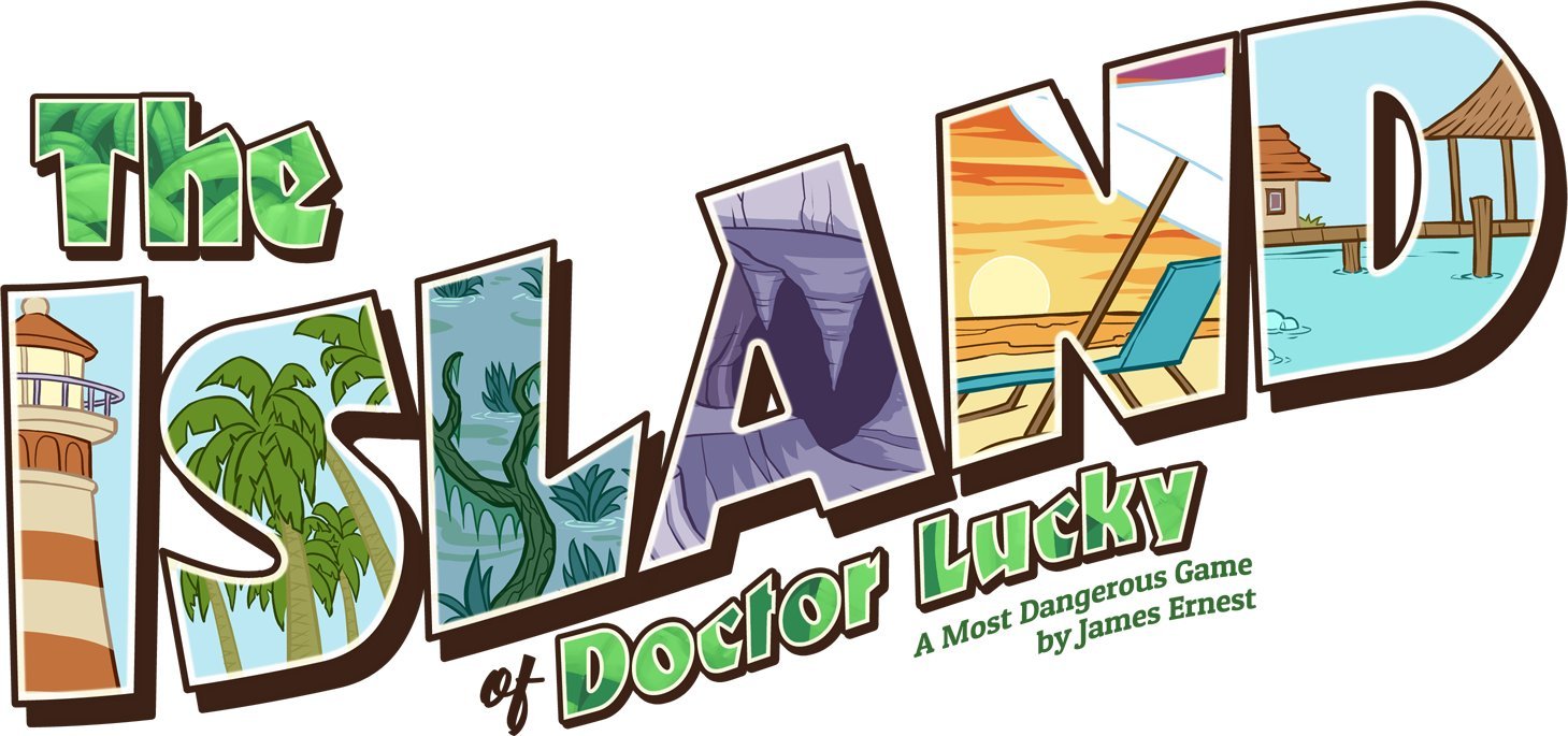 Cheapass Games: The Island of Doctor Lucky, Strategy Board Game, Simple Family Game, 40 Minute Play Time, 2 to 8 Players, For Ages 12 and up