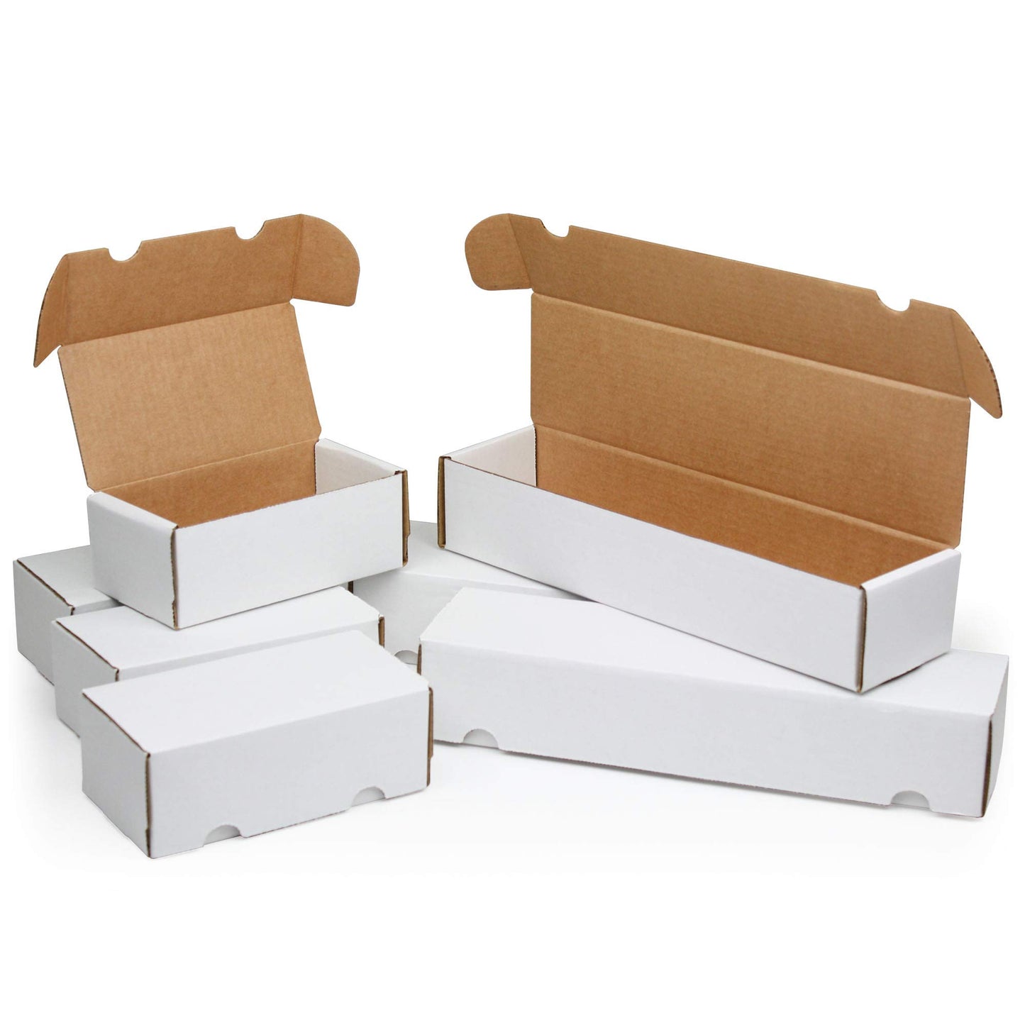 BCW Storage Box Variety Pack for Trading Cards, 4-Pack & 3-Pack
