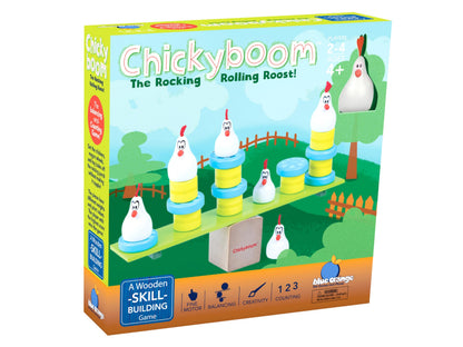 Blue Orange Games Chickyboom Award Winning Wooden Skill Building Balancing Game for Kids (350)