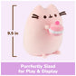 GUND Pusheen Cherry Macaron Squisheen 9.5-Inch Squishy Plush Toy; Ages 8+