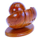 CHH 6140 4.5 Inch Wooden Baseball and Glove 3D Puzzle, Dark Wood Finish