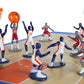 Kaskey Kids Basketball Guys, Red vs. Blue, 21 Pieces in Each Set, Includes 2 Teams, Accessories, and Travel Storage Case, Nostalgic Sports Action