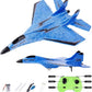 MAXBECK Remote Control Wireless Airplane Toy with Lights, Su-35 Rc Glider 2 Channel 2.4 GHZ Remote Control Planes, Outdoor Foam Rc Aircraft for Hobby
