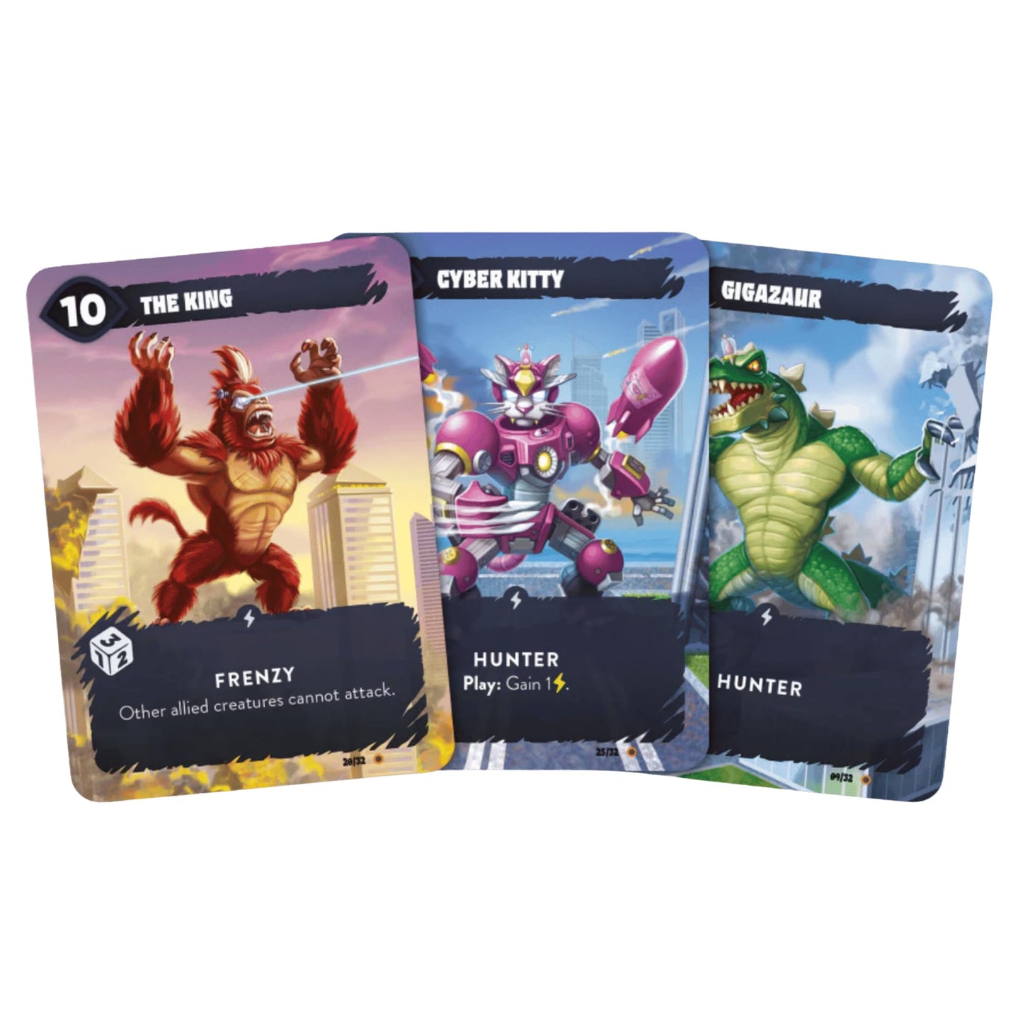 Mindbug: King of Tokyo Card Game - Epic Crossover Battle of Kaijus & Monsters, Strategic Duel Game with Dice, Energy Cubes & Creature Cards for Kids