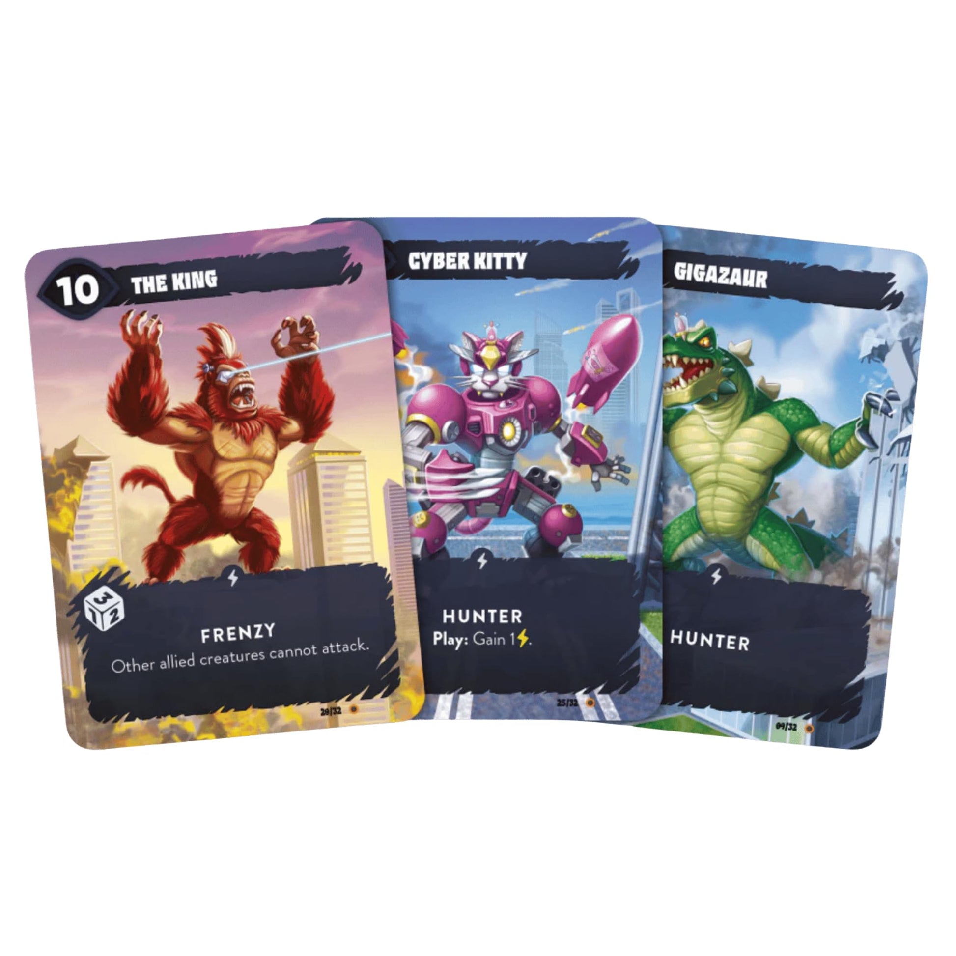 Mindbug: King of Tokyo Card Game - Epic Crossover Battle of Kaijus & Monsters, Strategic Duel Game with Dice, Energy Cubes & Creature Cards for Kids
