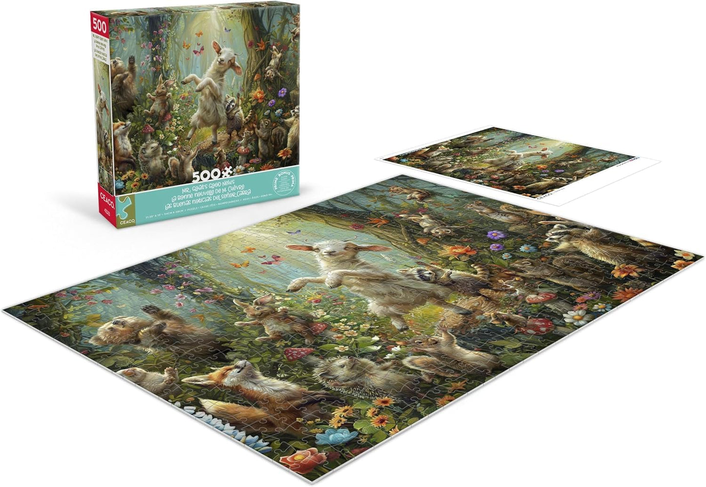 Buffalo Games Mr. Goat's Good News 500 Piece Puzzle