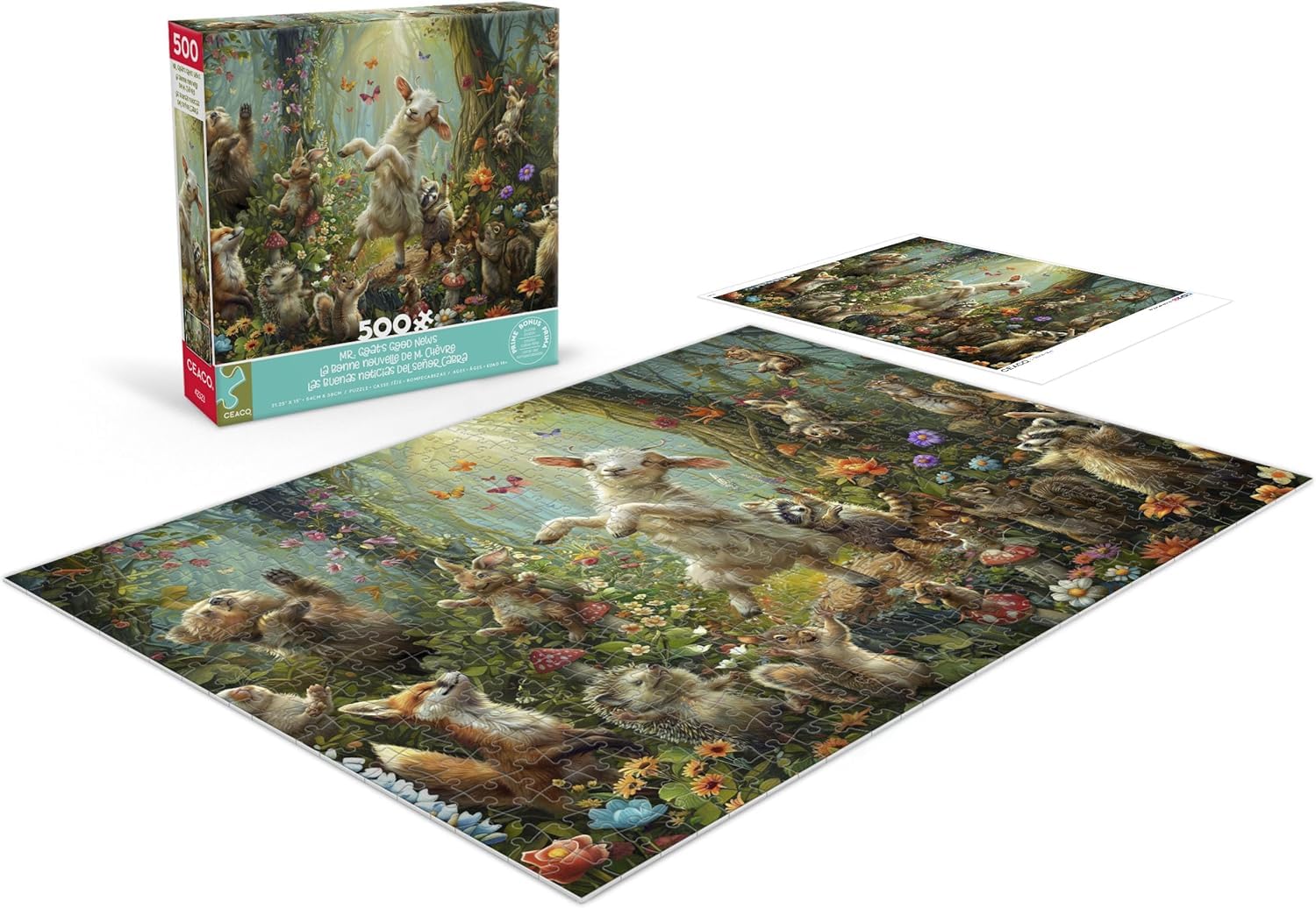 Buffalo Games Mr. Goat's Good News 500 Piece Puzzle