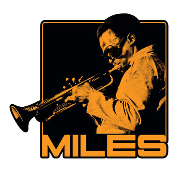 Miles Davis Orange Trumpet Sticker