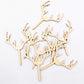 Huray Rayho Antler Cupcake Toppers Wooden Deer Cake Picks Decorations Baby Shower Wedding Hunting Boho Rustic Country Birthday Theme Party Supplies