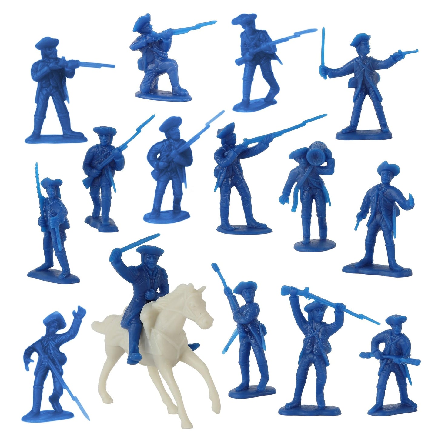 BMC Revolutionary War Battle of Yorktown - 208pc Plastic Army Soldier Playset