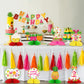 Twotti Frutti 2nd Honeycomb Centerpieces, Twotti Frutti Birthday Decorations, Tutti Frutti Table Toppers Supplies for 2 Years Old Birthday Party