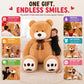 Kangaroo 5ft Giant Teddy Bear Extra Large Stuffed Animal - Giant Brown Plush Toy for Girls & Boys - Big Soft Human Size Jumbo Teddy Bear for Teens