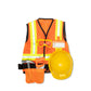 Melissa & Doug Construction Costume, Pretend Play Dress Up Set (6-Pc) Tools, Vest & Accessories, Role Play Toys for Kids 3+