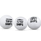 Tipsy Ships Beer Pong Set V2 - The Ultimate Battle Pong Party Game - 8 Ship Trays, 3 Ping Pong Balls Included. Fits Any Standard Plastic Cup, Battle