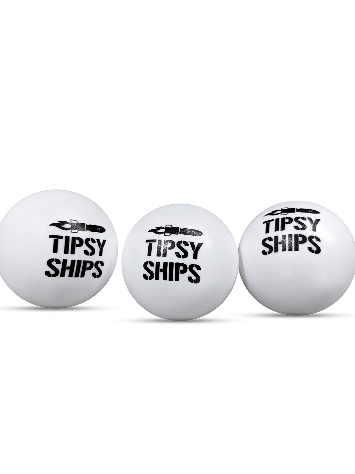 Tipsy Ships Beer Pong Set V2 - The Ultimate Battle Pong Party Game - 8 Ship Trays, 3 Ping Pong Balls Included. Fits Any Standard Plastic Cup, Battle