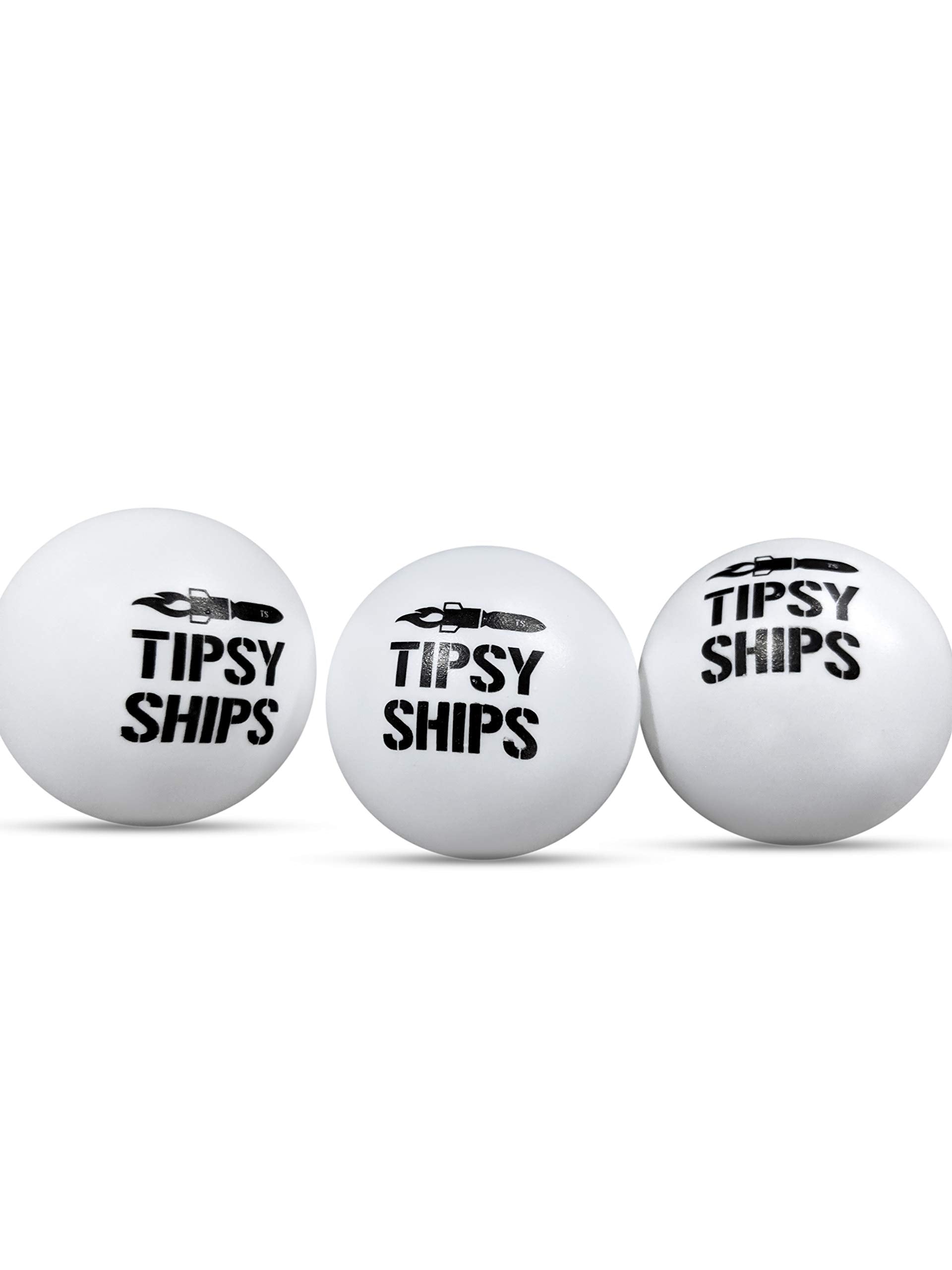 Tipsy Ships Beer Pong Set V2 - The Ultimate Battle Pong Party Game - 8 Ship Trays, 3 Ping Pong Balls Included. Fits Any Standard Plastic Cup, Battle