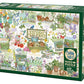 Cobble Hill 1000 Piece Puzzle - Herb Garden - Sample Poster Included