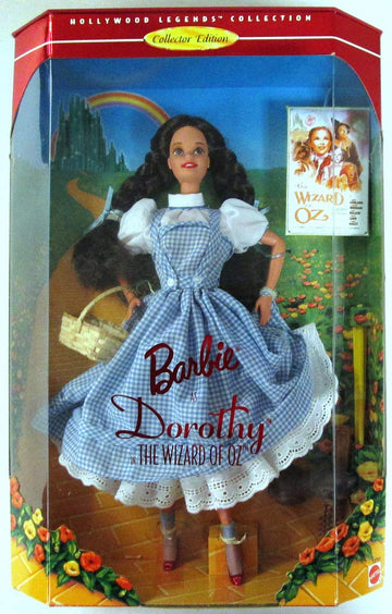 Mattel Hollywood Legends Collection, Collector Edition, 1995 Barbie Dorothy in The Wizard of Oz in Box, Never been Opened, Doll Stand and Hairbrush