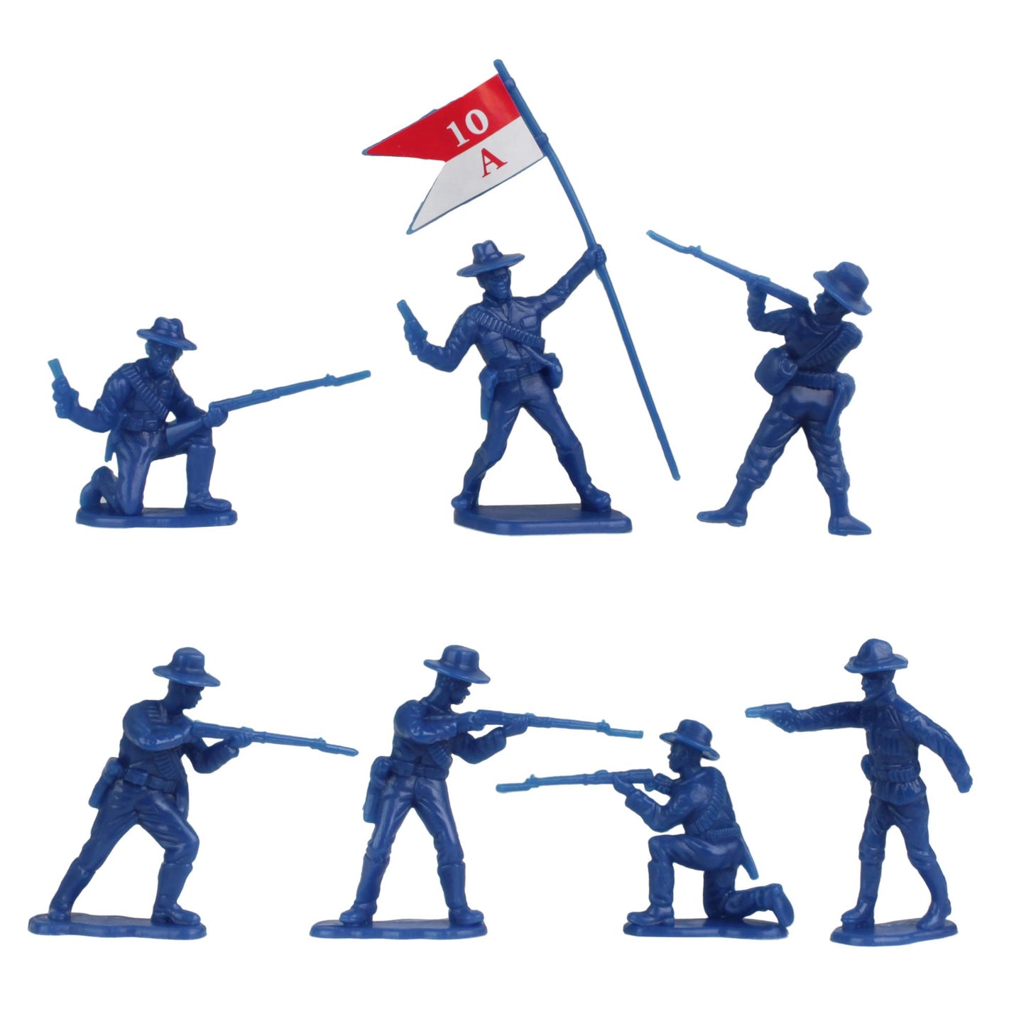 BMC Buffalo Soldiers Charge Up San Juan Hill - 32pc Soldier Figures