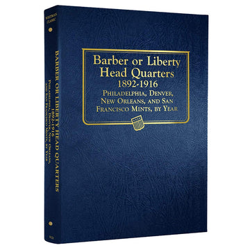 Whitman US Liberty Head (Barber) Quarter Album 1892 - 1916 #9120