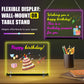 14.1"x11" LED Drawing Board with Music Sync APP Remote Control, Glow Doodle LED Note Board with Colors, Neon Light Up Drawing Tablet, Parent-Child