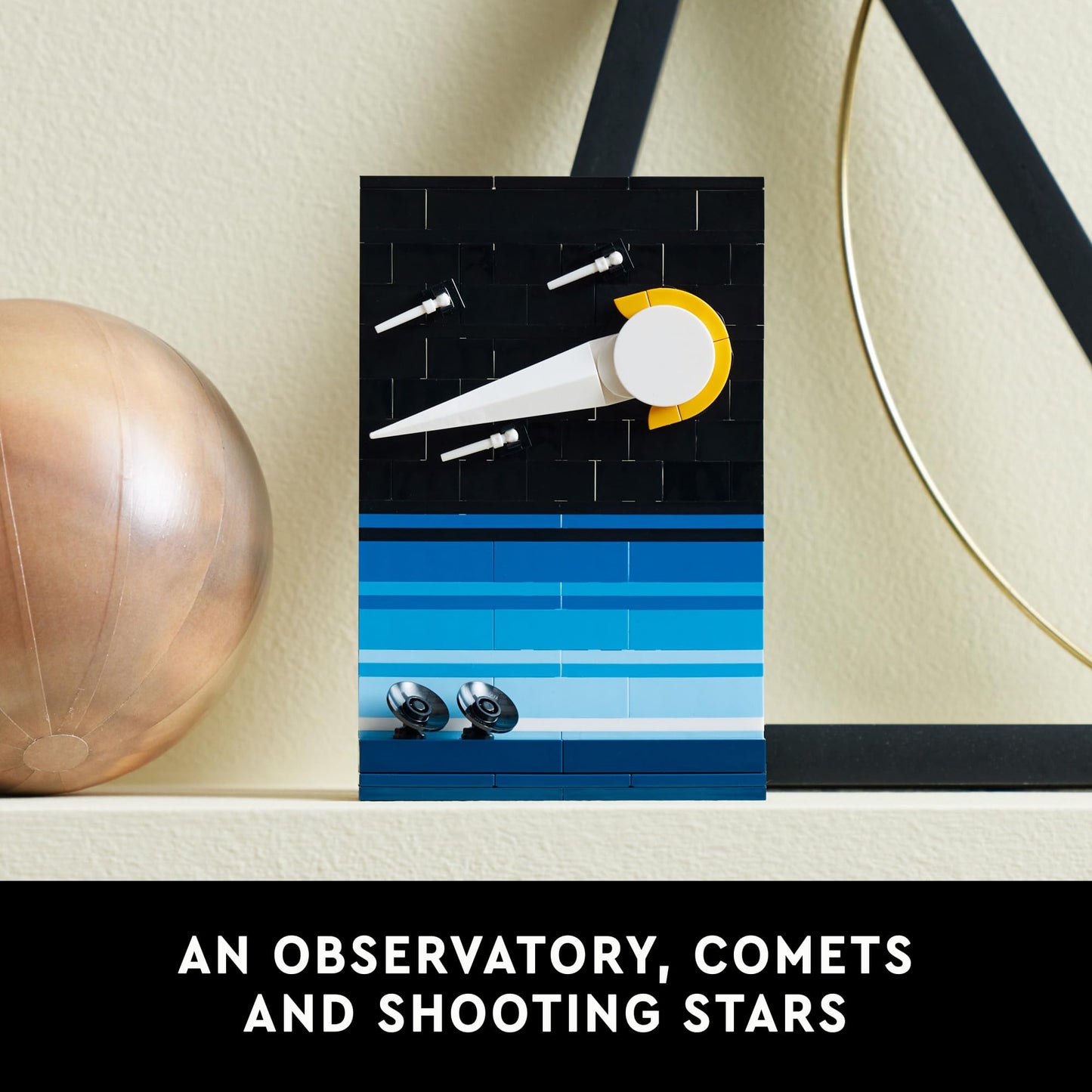 LEGO Ideas Tales of The Space Age Building Sets of Comets, Black Hole, & More for Adults 18+ - Space Themed DIY Crafts Kit for Display - Astronomy