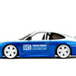 Jada Hyper-Spec 1:24 Porsche 911 GT3 RS (996) Toyo Tires Die-Cast Car, Toys for Kids and Adults(Candy Blue/White)