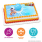 Dragon Ball Z Cake Topper | Light Up Goku & Spirit Blast Decoration With Pic | Ready To Use Birthday Cake Topper, Batteries Included - 2 Piece Set