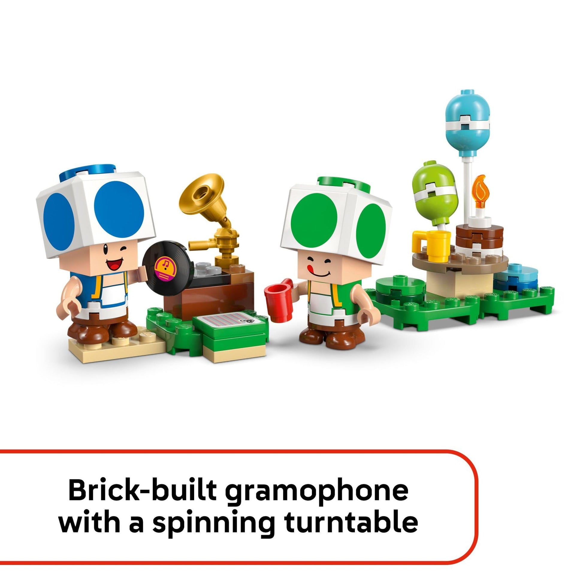 LEGO Super Mario Party at Toad’s House Building Toy - Pretend Play Set for Boys & Girls, Ages 7+ - Kids Building Blocks with Digital Action & 2 Toad