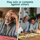 The Ultimate Brain Games Bundle, 4-in-1 Games for Kids and Adults to Improve Brain Function, Including Puzzles, Memory and Word Challenges
