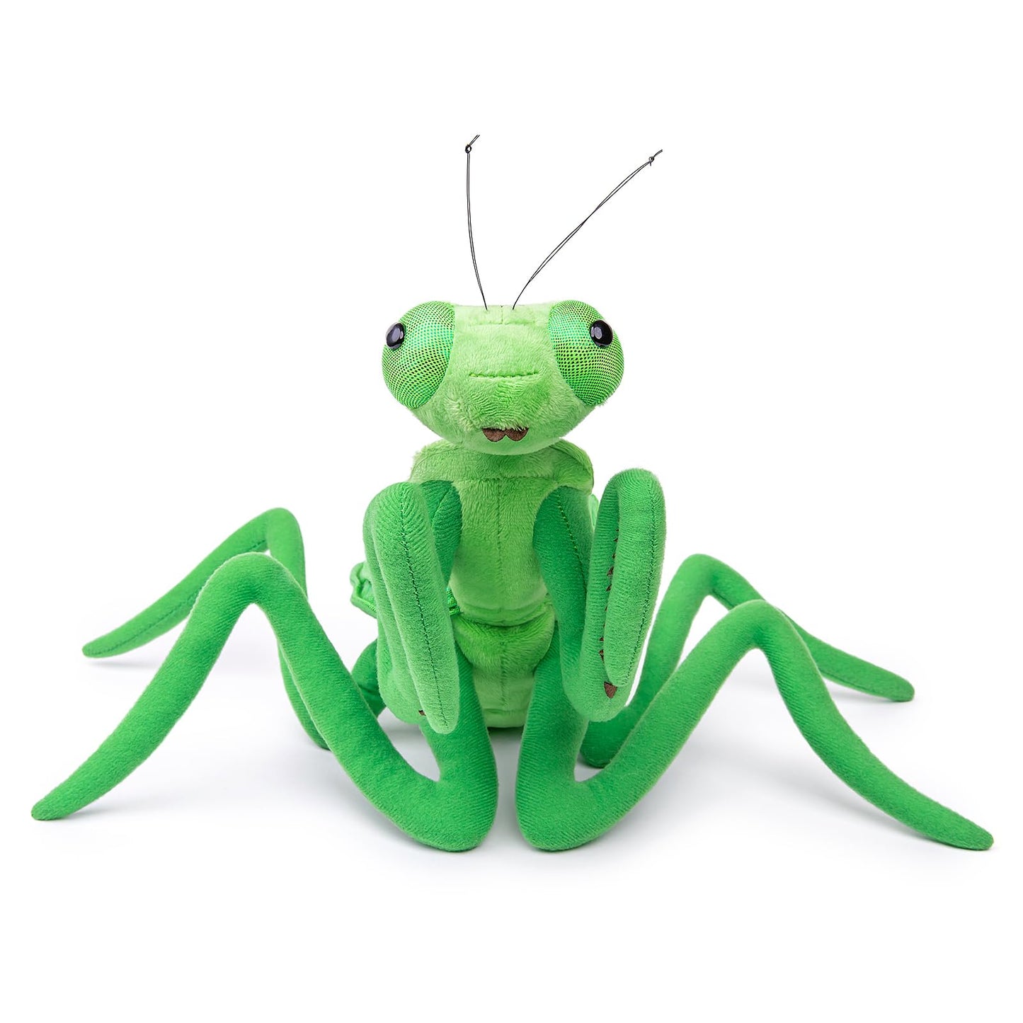 Tiny Heart 12" Green Praying Mantis Plush Toy, Cute Realistic Insect Stuffed Animal Plushies, Soft Huge Bug Cuddly Pillow for Kids Boys Girls, Insect