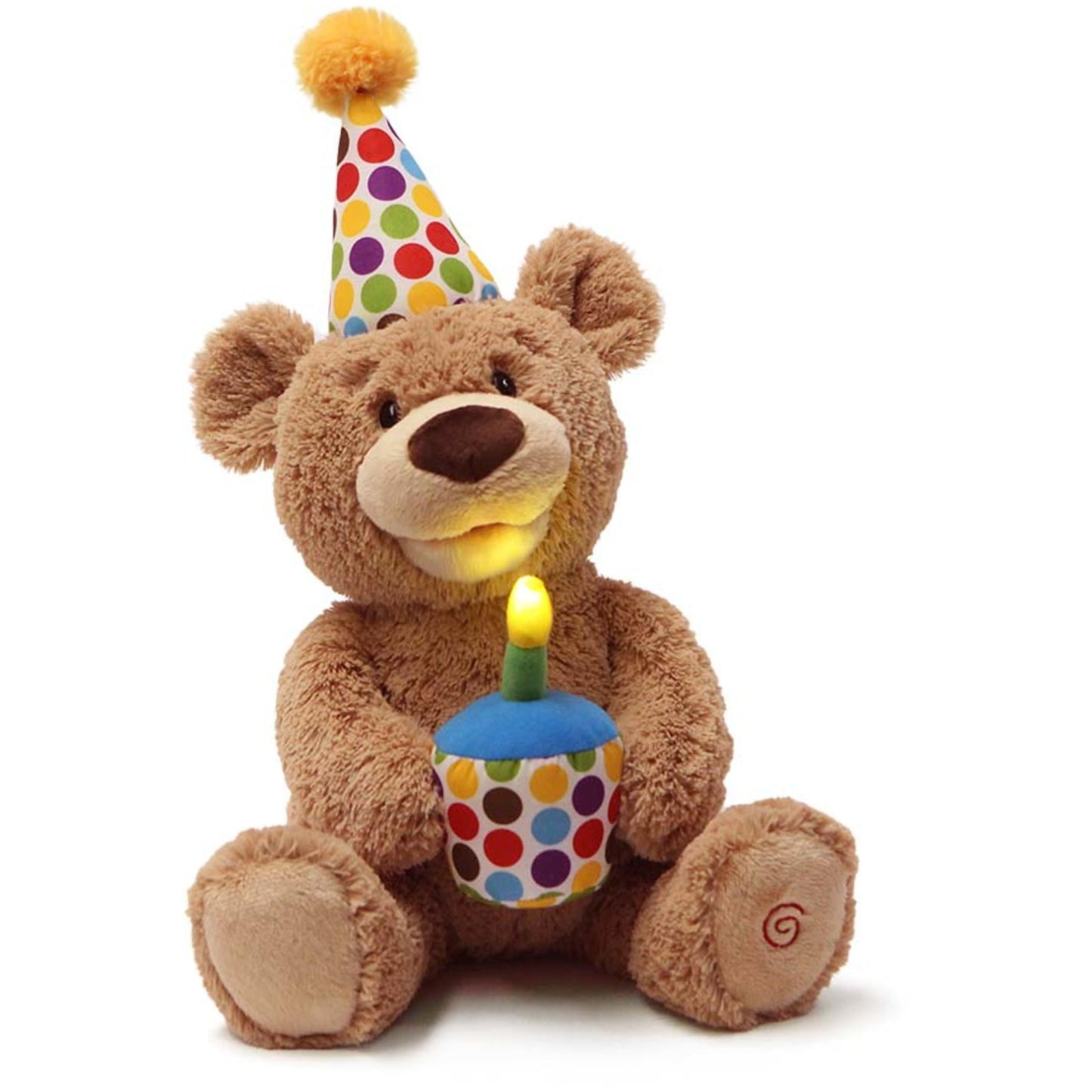 GUND Happy Birthday Bear 10-Inch Musical Singing Plush for Ages 0+