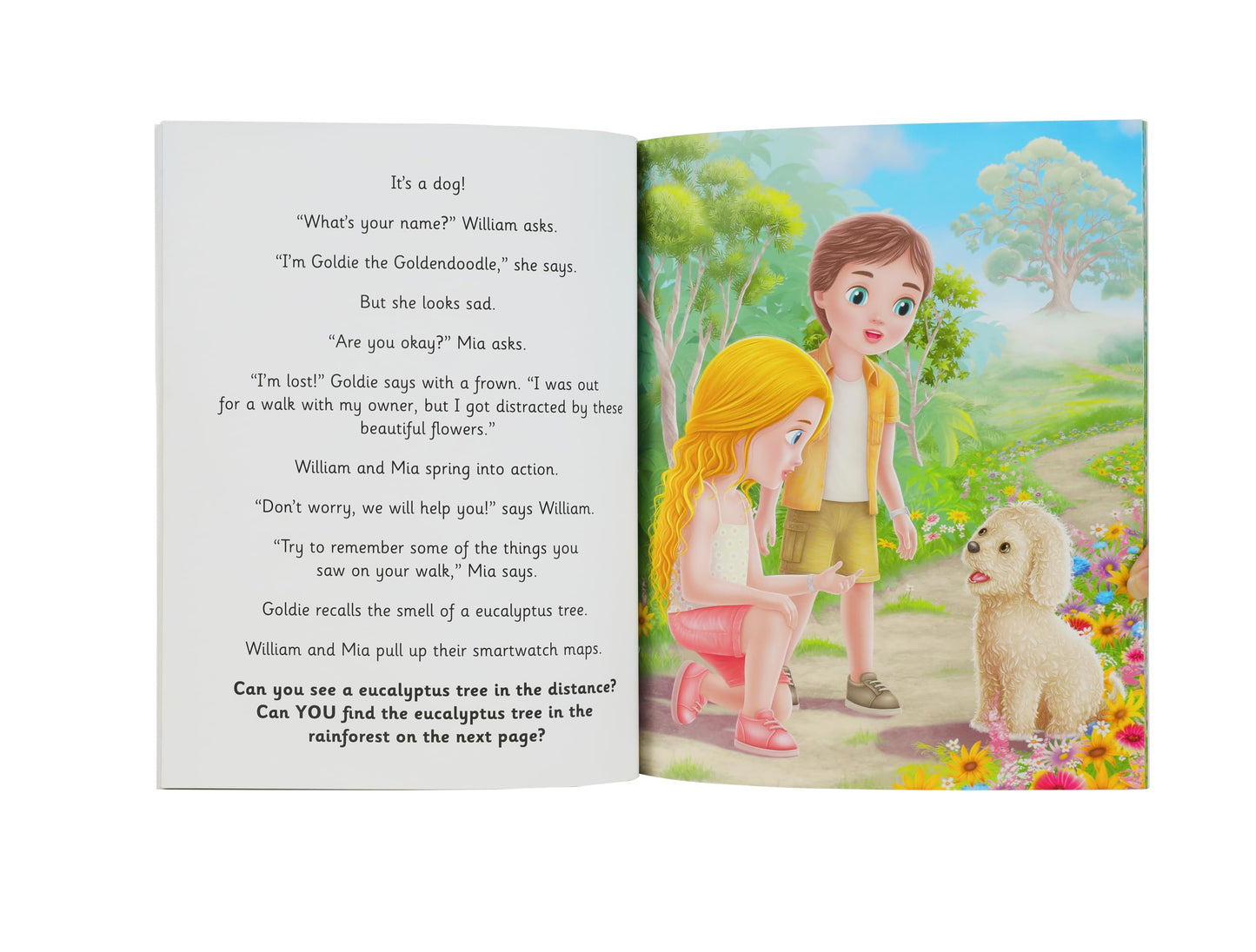 LAHEY LANE Goldie The Goldendoodle Stuffed Animal and Award Winning Children's Storybook, New Sturdy Cover Storybook with Ultra Soft Golden Retriever