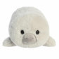 Aurora® Adorable Spudsters™ Mumbles Manatee™ Stuffed Animal - Round Shape Makes for Comforting Cuddles - Perfect for Kids All Ages and Animal Loving