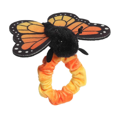 Aurora® Vibrant Wrist Fliers™ Monarch Butterfly Stuffed Animal - Eye-Catching Designs to Wear - Perfect for Kids 3+ Years and Animal Loving Adults