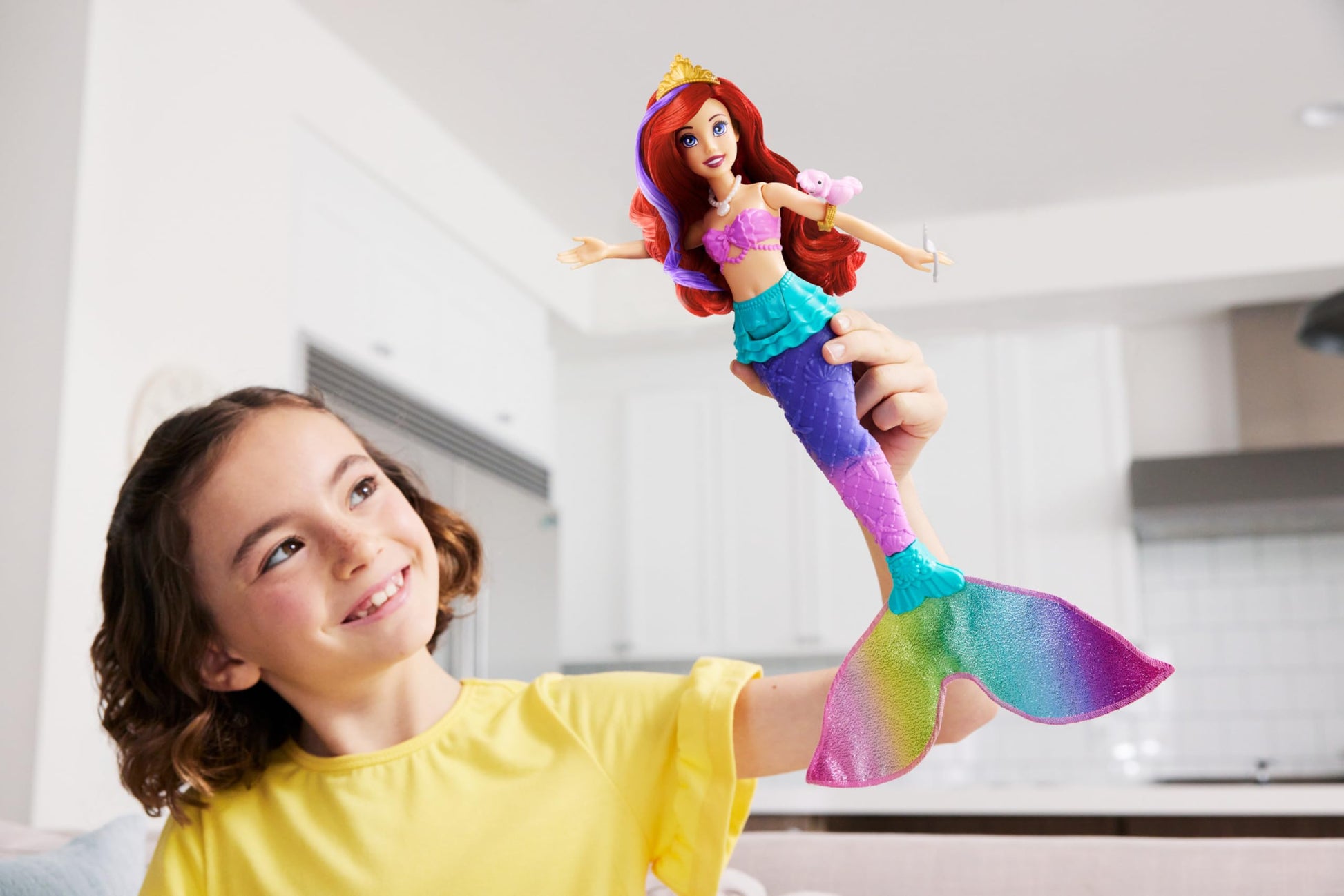 Mattel Disney Princess Ariel Swimming Mermaid Posable Fashion Doll