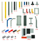 BroTex Technical Parts Pieces Sets Liftarm Beams Bricks Bulk Axles Pins Panels Frame Beams Connectors, 580 Pieces Compatible with Technic-Block MOC