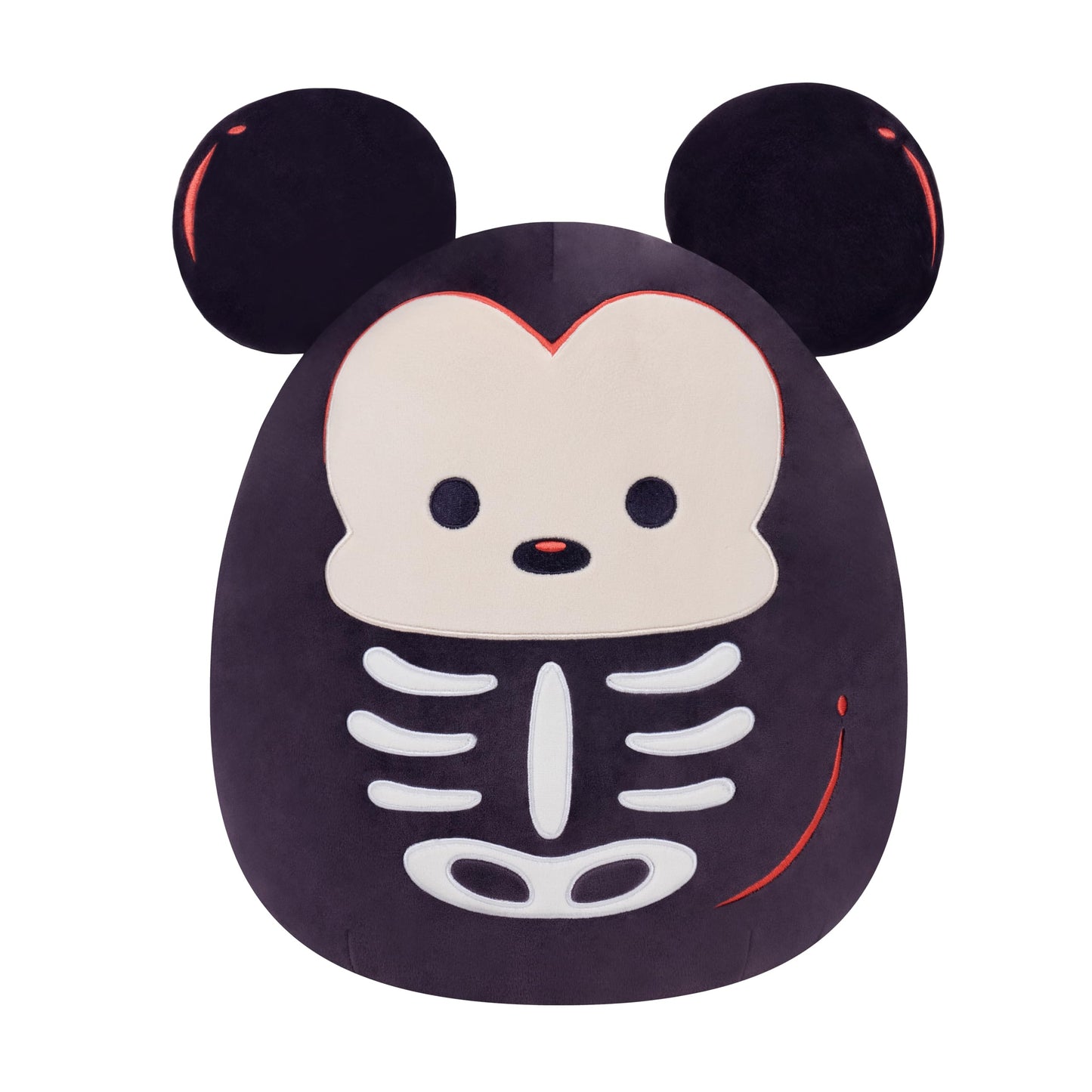 Squishmallows Original 12in Disney Skeleton Mickey Mouse - Official Jazwares Halloween Plush (Medium-Sized)