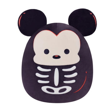 Squishmallows Original 12in Disney Skeleton Mickey Mouse - Official Jazwares Halloween Plush (Medium-Sized)