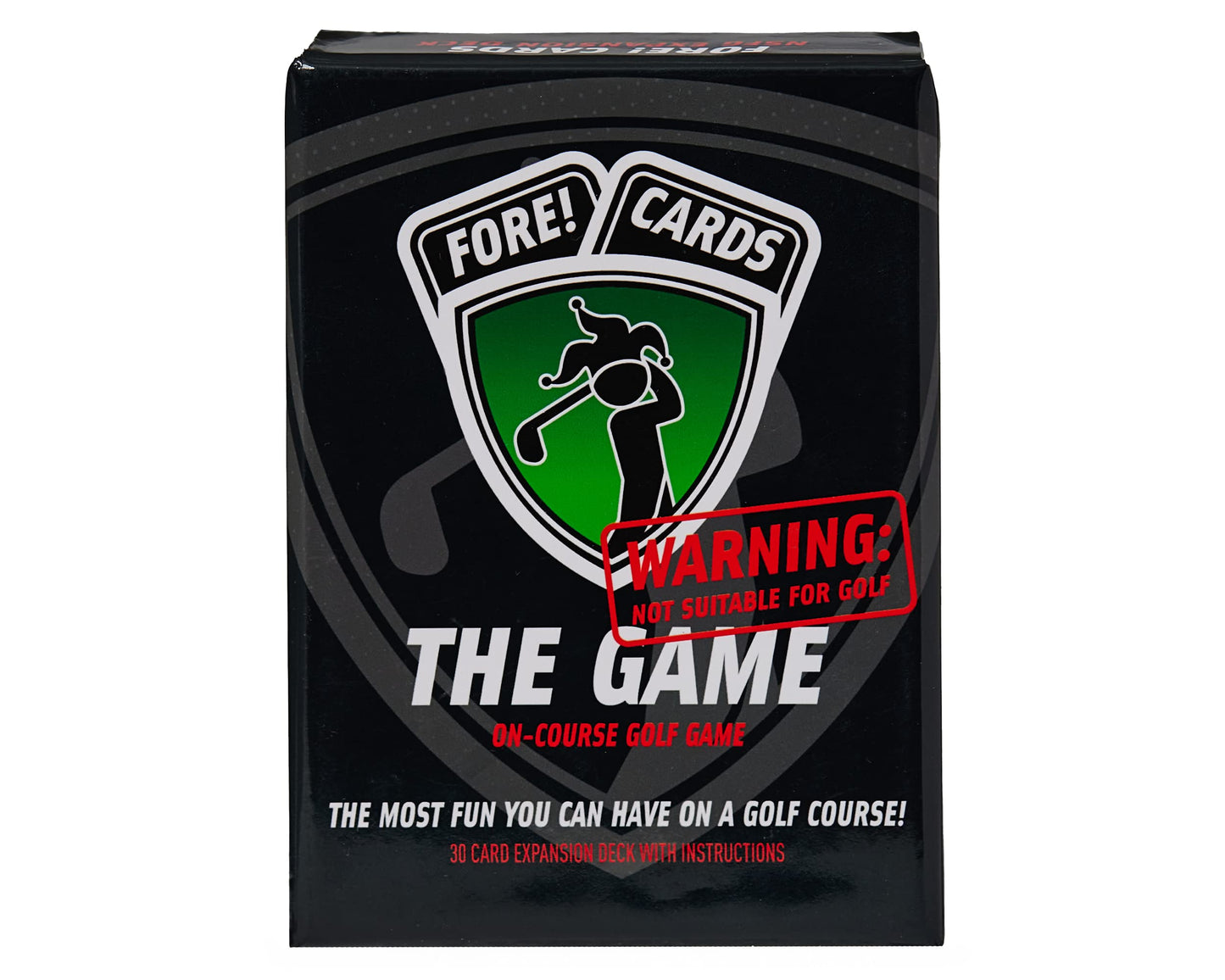 Fore! Cards On-Course Golf Game - 30 New Playing Cards to Add Fun to Your Next Golf Round - Great Gift for Golfers - Not Suitable for Golf Expansion